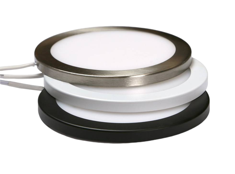 Alloy LED AL-04-05-1213-BL Polara LED Disc Light - 12V DC, CCT 3000K, Matte Black Finish