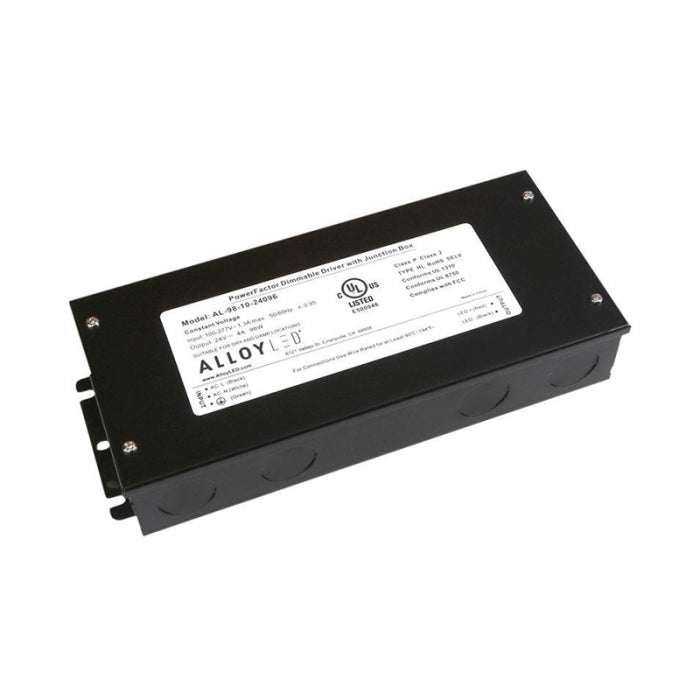 Alloy LED AL-98-10-24096 PowerFactor Dimmable Driver - UL Listed NEMA 4X Junction Box - 24V - 96W