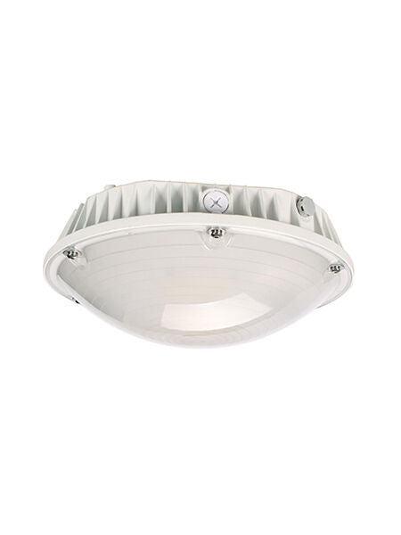 Eiko CF3-604-MS-1 Canopy Fixture, 60W, 4000K, 100-277V, Dimmable, Programmable Motion Sensor