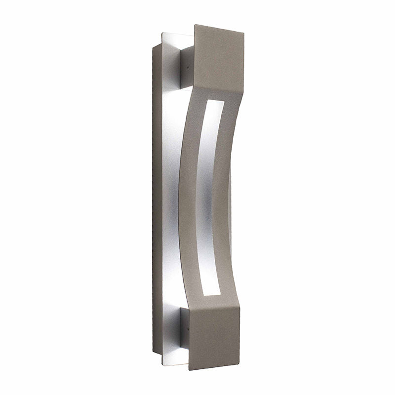 Westgate CRE-MP-04-30K-SIL LED Outdoor Wall Sconce Light - Color Temperature: 3000K - Finish: Silver