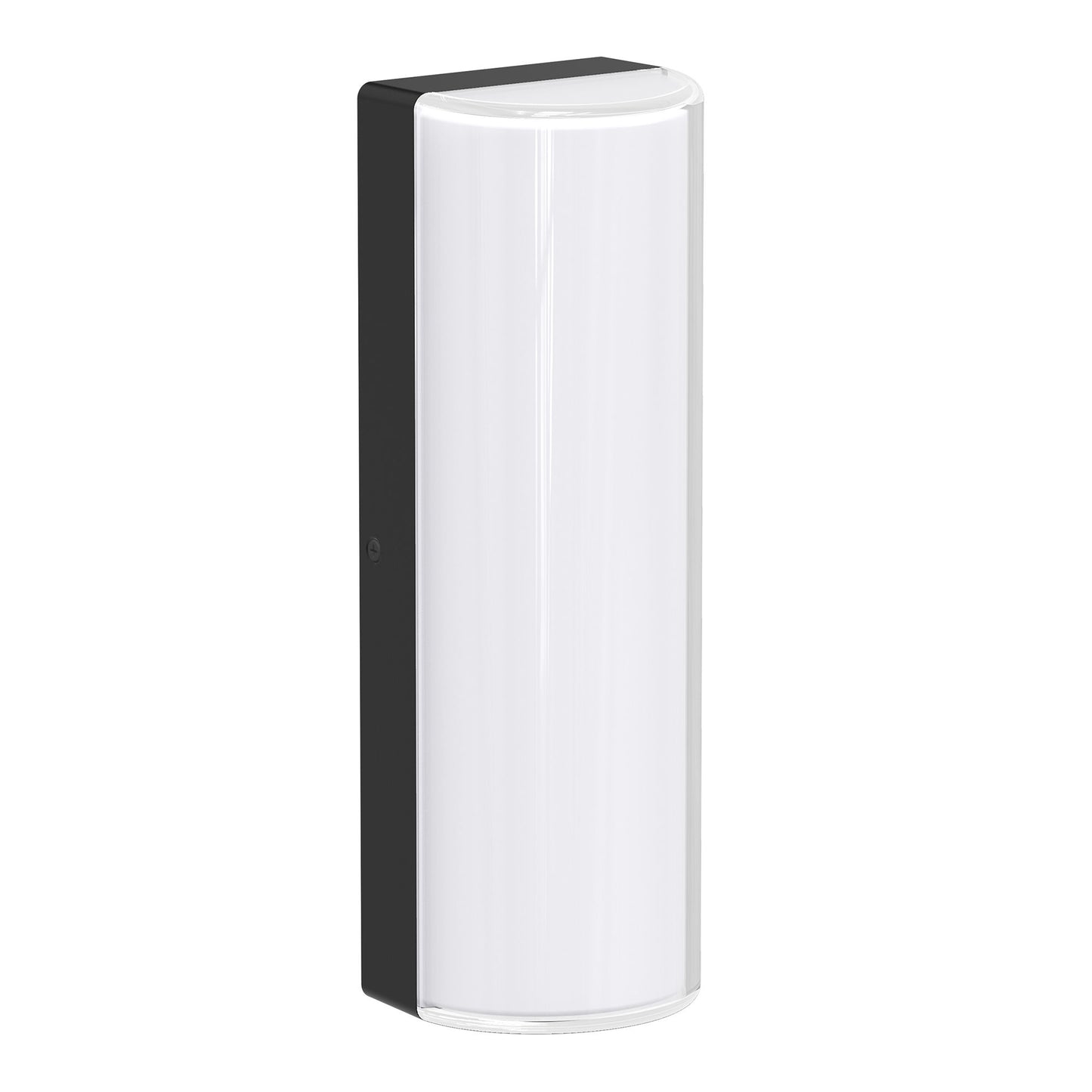 Westgate WMDL-15-25W-MCTP5-D-P-BK 14" Dual-Lens Vandal-Proof LED Wall Light with Photocell - 5CCT Selectable - Finish: Black