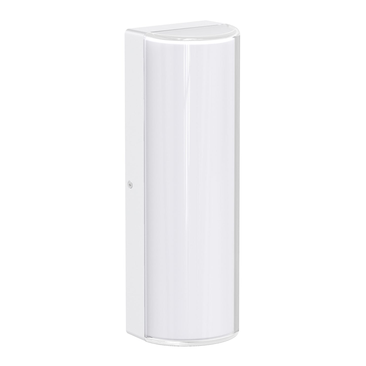 Westgate WMDL-15-25W-MCTP5-D-P-WH 14" Dual-Lens Vandal-Proof LED Wall Light with Photocell - 5CCT Selectable - Finish: White