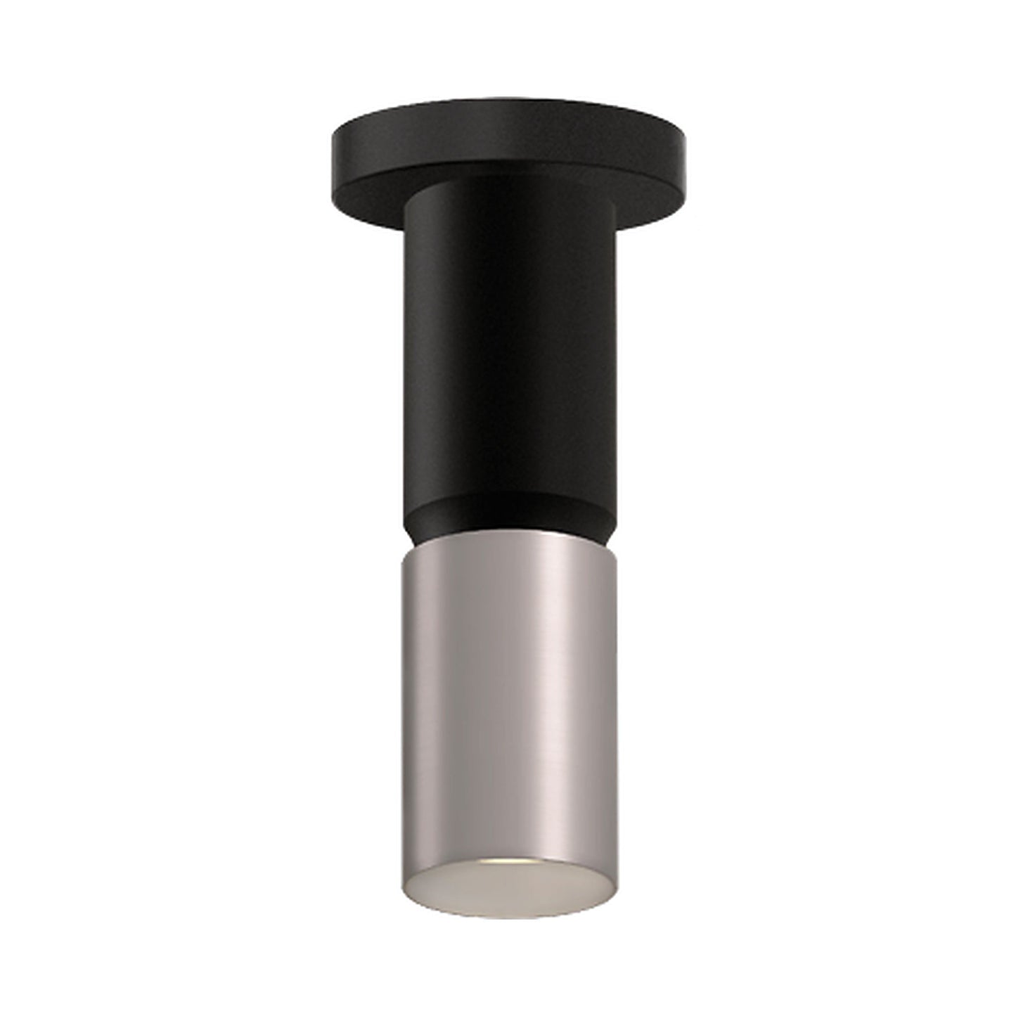 Westgate CMC3-2TONE-MCTP-DD-BKBN 3-inch 2-Tone Architectural Ceiling Cylinder Light - 3CCT Selectable - Finish: Black and Brushed Nickel