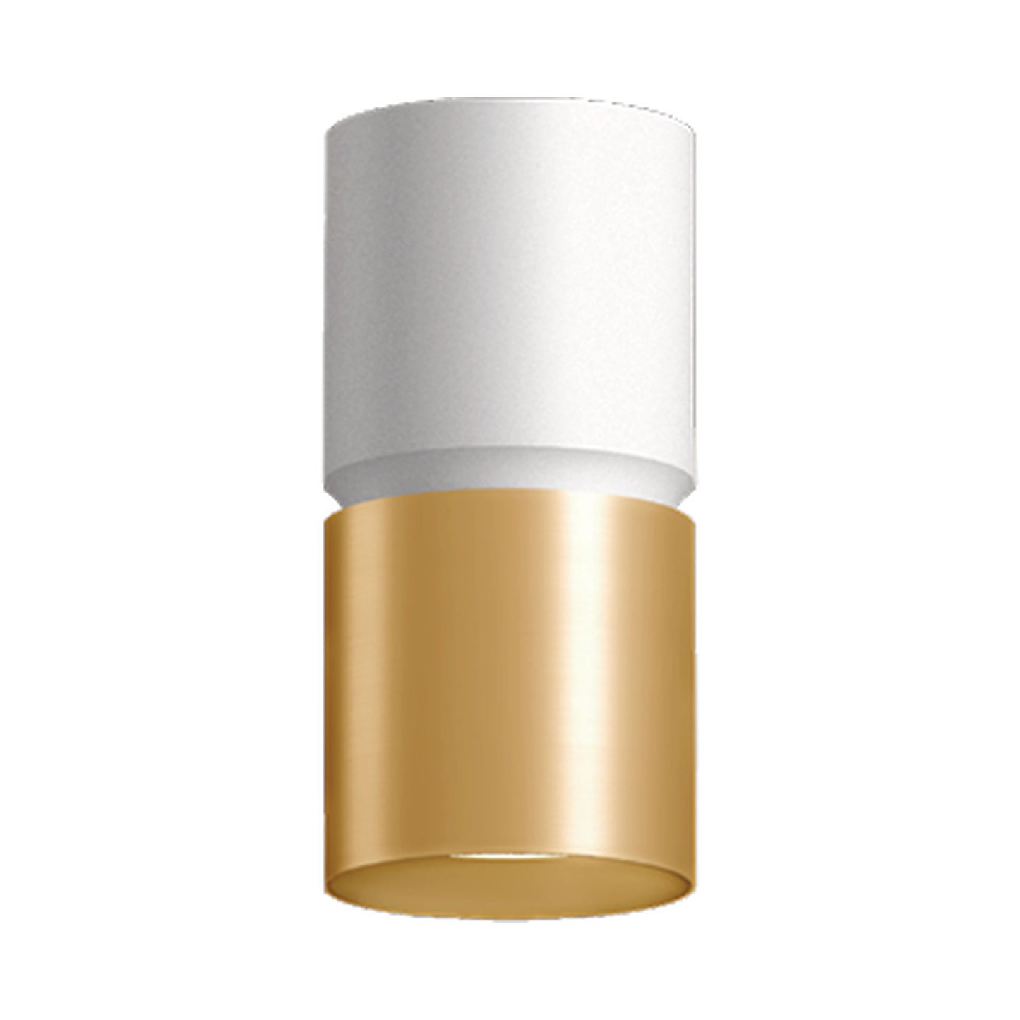 Westgate CMC6-2TONE-MCTP-DD-WHGD 6" 2-Tone Architectural Cylinder Ceiling Light - Finish: White/Gold