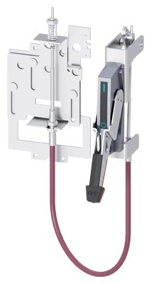 Siemens 3VA9477-0CK72 3VA Circuit Breaker Accessory COMPLETE Max-Flex Operator With Switching Mechanism, Steel Handle - 36 Inch Bowden Cable