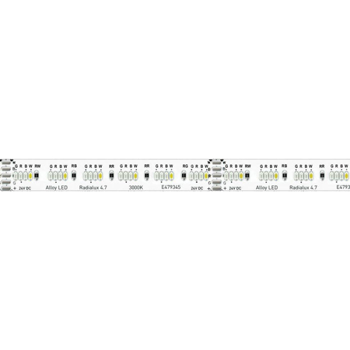 Alloy LED AL-02-05-2421 Radialux 4.7 Low Profile LED Tape Light - 32FT Reel - RGBW - 4.7W / FT - 24V