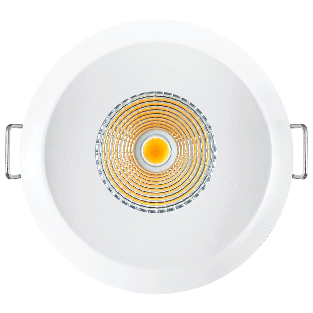 Lotus LED Lights L3F-RDF-BR-RC20-1895 Tangra LED Fixed Round Deep Regressed Invisible Flangeless - Color Temperature: Dim To Warm(3000K-1800K) - Trim Bronze - Reflector With Clear Glass - Beam Angle: 20°