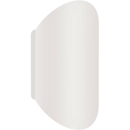 AFX Lighting REMW0407LAJMVWH 7-in 20W Remy Outdoor Sconce, 900 lm, 120V-277V, CCT Select, White