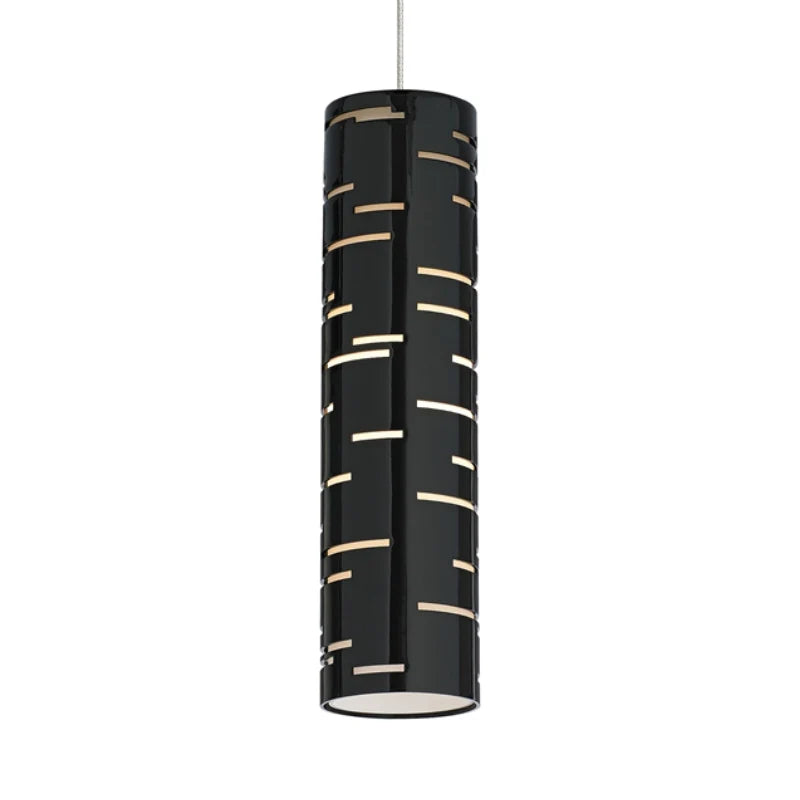 Visual Comfort Architectural 700MPRVLBZ Revel 3" Pendant Gloss Black Shade, Antique Bronze Finish, Monopoint System, 12V