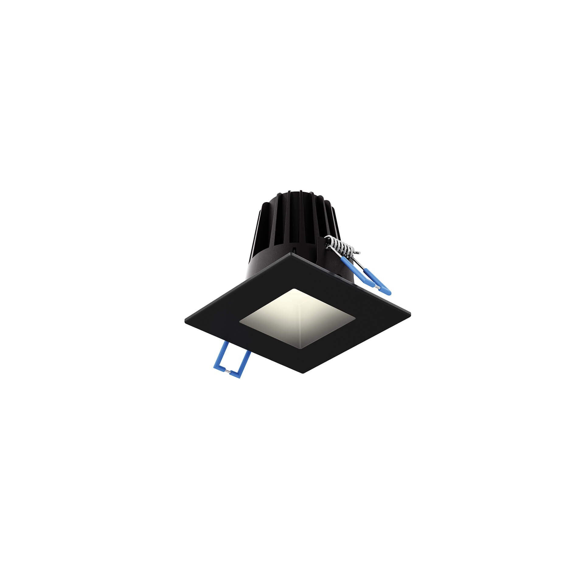 DALS Lighting RGR2SQ-CC-BK 2 Inch Square Regressed LED Downlight, Multi-Color Temperature, 600 Lumens, Voltage 120V, Wattage 8W, Black Finish