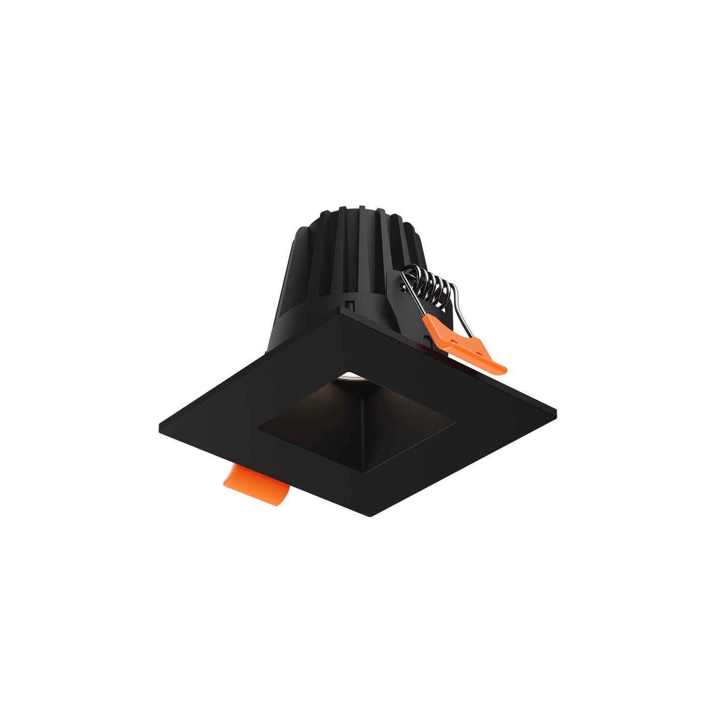 Dals Lighting RGR2SQ-CDW-BK 2" Square Regressed Downlight With Selectable CCT - Finish: Black