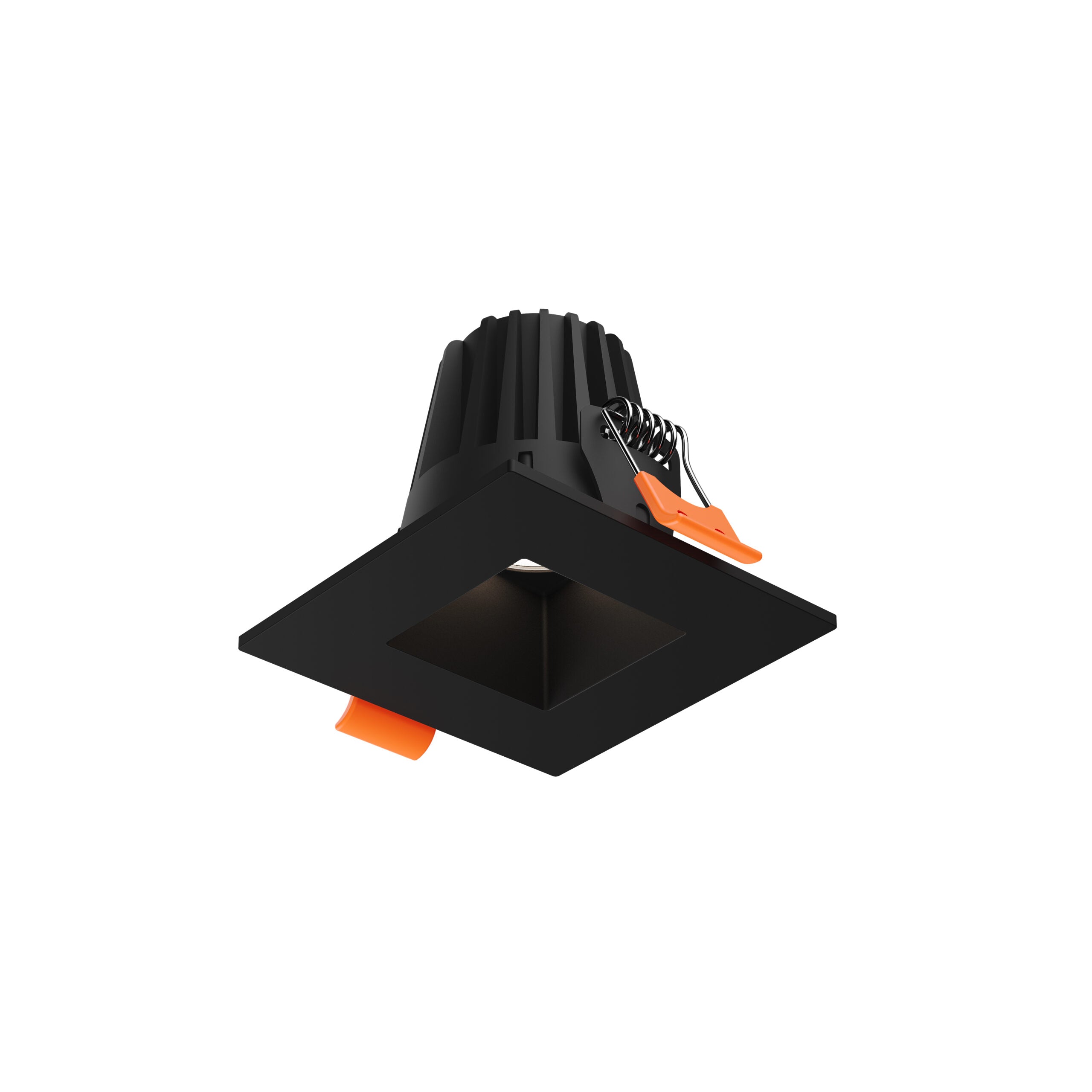 Dals Lighting RGR2SQ-CDW-BK 2" Square Regressed Downlight With Selectable CCT - Finish: Black