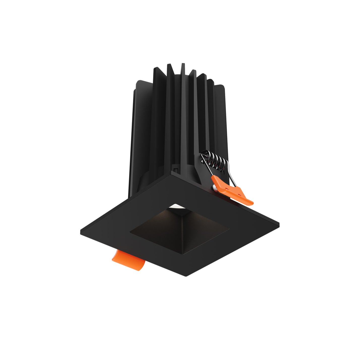 Dals Lighting RGR2SQHP-CC-UNV-BK 2" High Powered Square Regressed Downlight With Selectable CCT - Finish: Black