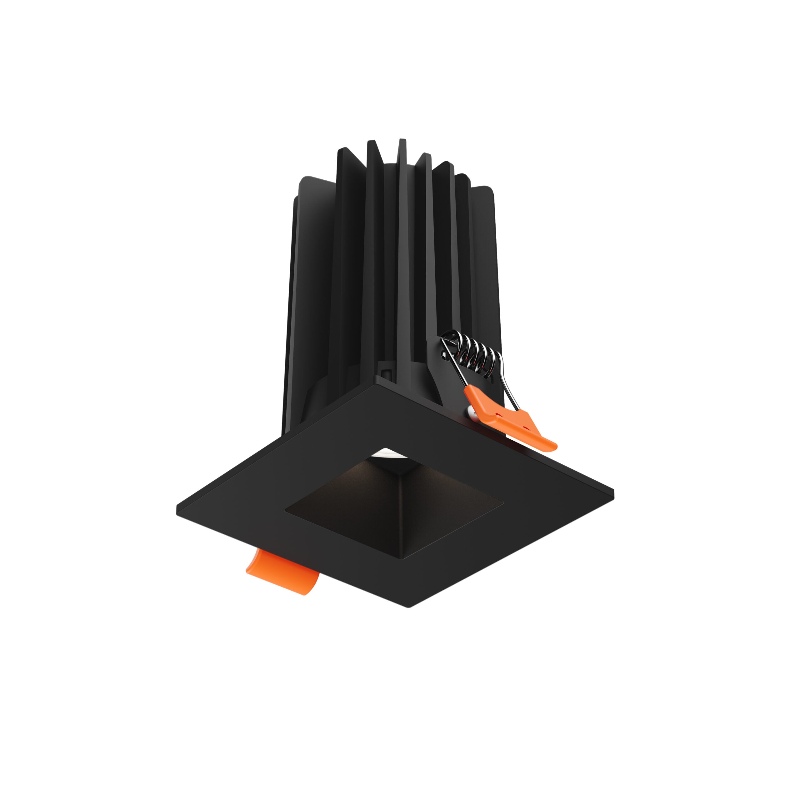 Dals Lighting RGR2SQHP-CC-UNV-BK 2" High Powered Square Regressed Downlight With Selectable CCT - Finish: Black