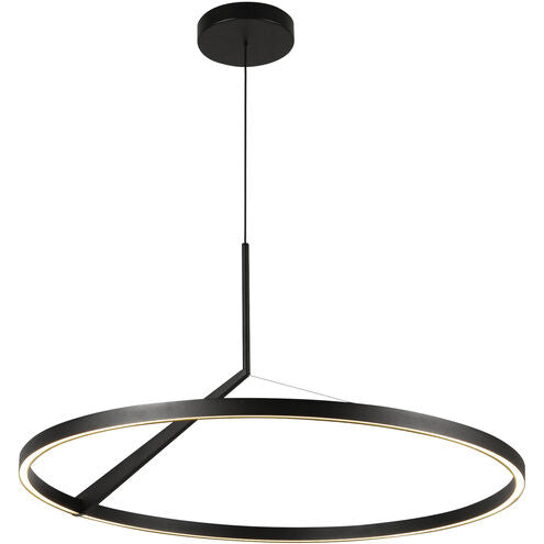 Kuzco Lighting PD27731-BK-3WCCT-UNV Roda LED 31.5 inch Pendant Ceiling Light Black Finish