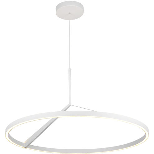 Kuzco Lighting PD27731-WH-3WCCT-UNV Roda LED 31.5 inch Pendant Ceiling Light White Finish
