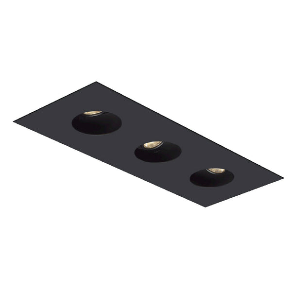 Visual Comfort Architectural EMT13RFF-W Element EMT 1x3 Multiples Spot Round Flanged Trim - White Finish