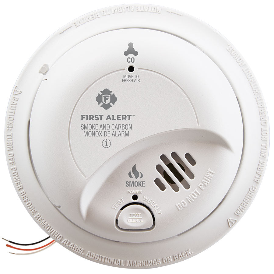 First Alert BRK SC-9120B Hardwired Smoke and Carbon Monoxide (CO) Detector with Battery Backup