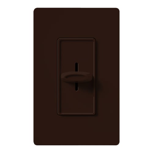 Lutron SFSQ-FH-BR Skylark Quiet 3-Speed Fan Control - 1.5A 3-Speed Ceiling Fan - 120V - Single Pole/3 Way- Finish: Matte Brown