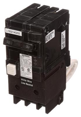 Siemens QF220A 20-Amp 2-Pole GFCI Circuit Breaker