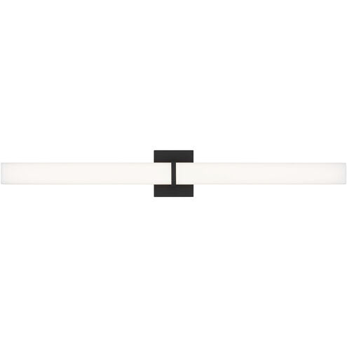 Visual Comfort Modern Collection SLBA14430BZ Milan 36.5" 35W 3000K LED Bath Vanity Light Dark Bronze