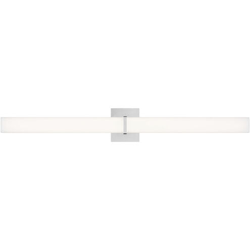 Visual Comfort Modern Collection SLBA14430C Milan 36.5" 35W 3000K LED Bath Vanity Light Chrome