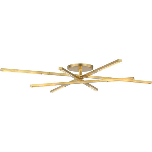 Visual Comfort Architectural SLFM56727CCHAB Modern Sean Lavin Cityscape 36.4" LED Flush Mount Ceiling light CCT 2700K - Finish Antique Brass