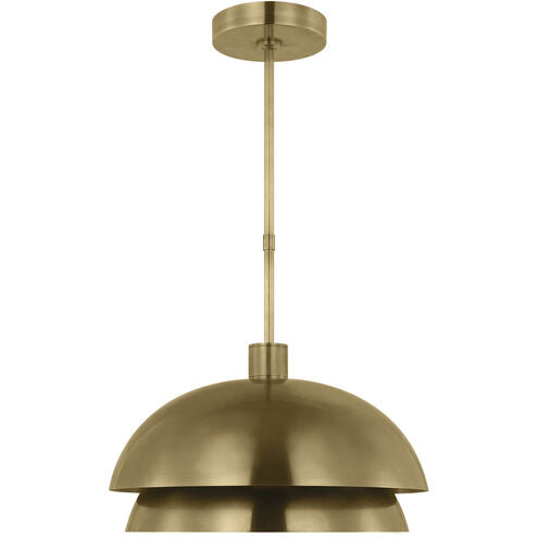 Visual Comfort Modern Collection SLPD13427NB Sean Lavin Shanti LED Pendant 20.5" Natural Brass 2700K