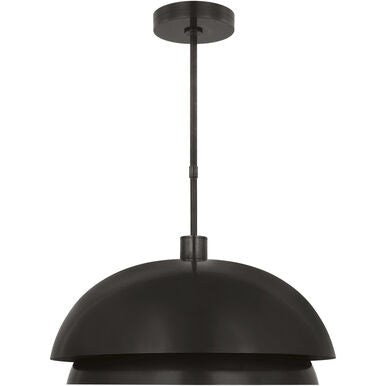 Visual Comfort Modern Collection SLPD13527BZ Sean Lavin Shanti LED 26" Pendant Dark Bronze 2700K