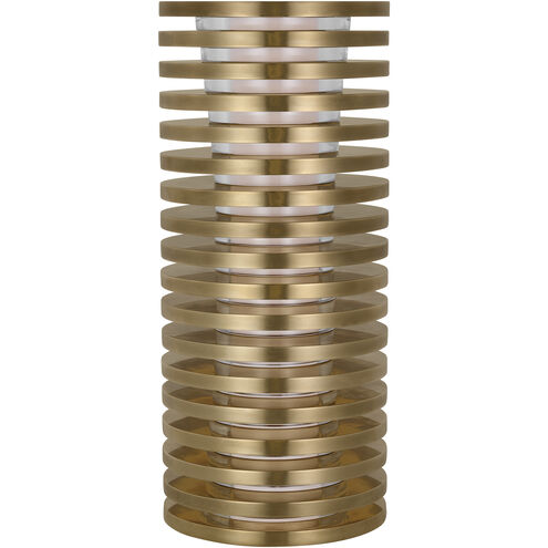 Visual Comfort Modern Collection SLTB32327NB Quoddy 17.5" 12W 2700K LED Table Lamp Natural Brass