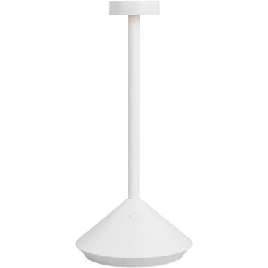 Visual Comfort Modern Collection SLTB53327W Sean Lavin Moneta 9 inch 2.40 watt Rechargeable Table Lamp Matte White