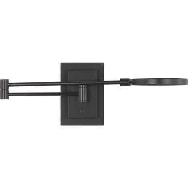 Visual Comfort Modern Collection SLTS14330B Sean Lavin Spectica 28" LED Task Wall Sconce Matte Black 3000K