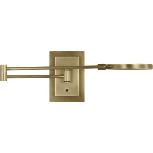 Visual Comfort Modern Collection SLTS14330BR Sean Lavin Spectica 28" LED Task Wall Sconce Plated Brass 3000K