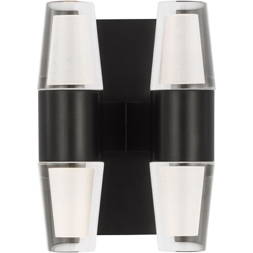 Visual Comfort Modern Collection SLWS31427BZ Sean Lavin Lassell 4 Light 2.9 Inch Bronze ADA LED Wall Sconce 14.4W 2700K