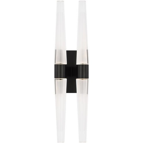 Visual Comfort Modern Collection SLWS34627BZ Sean Lavin Lassell 4 Light Bronze ADA Wall Sconce LED 2700K
