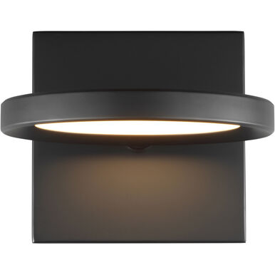 Visual Comfort Modern Collection 700WSSPCTB-LED930 Spectica 7" LED Wall Sconce Matte Black 3000K 90 CRI