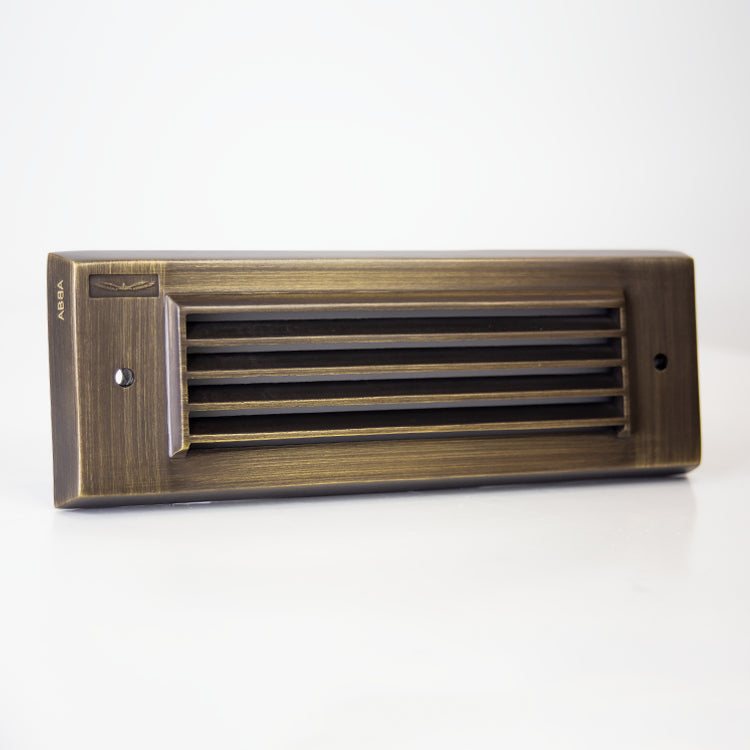 ABBA LIGHTING USA STBCC17-NB Heavy Duty Cast Brass Step Light - Finish: Natural Brass