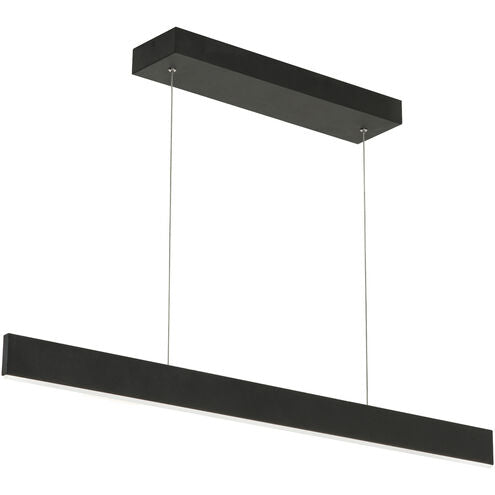 AFX Lighting STHP0136LAJD1BK 36-in 20W LED Stealth Linear Pendant, 1200 lm, 120V, CCT Select, Black