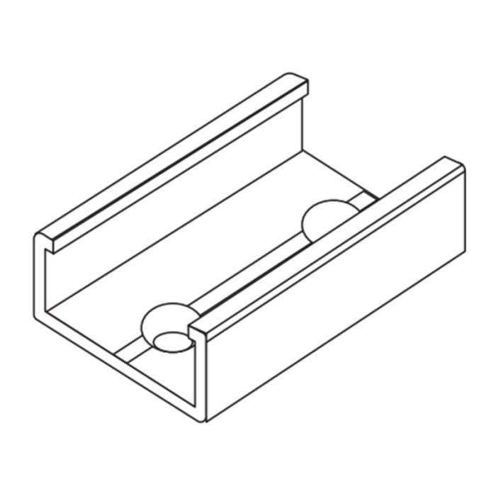 Alloy LED AL-50-03-9992-SL Surfa 1 - Plastic Straight Connector - Silver