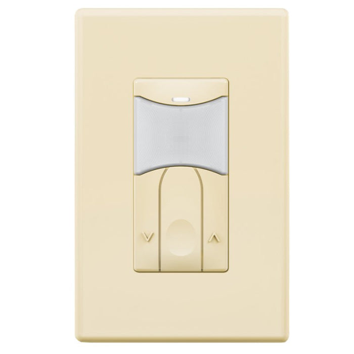 SensorWorx SWX-101-1-D-MS-LA Wall Switch Sensor - PIR - Auto On - 0-10V Dimming - Multi-Switch / Sensor - 12-24V - Light Almond