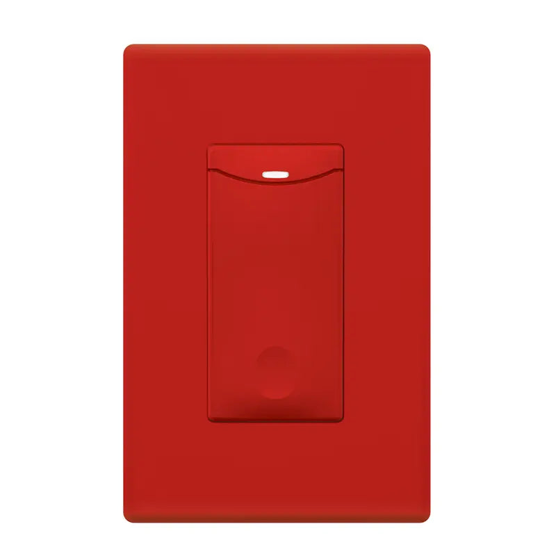 SensorWorx SWX-851-RD-HE Humid Environment Rated With Wireless Wall Switch & Load Controller - Finish: Red