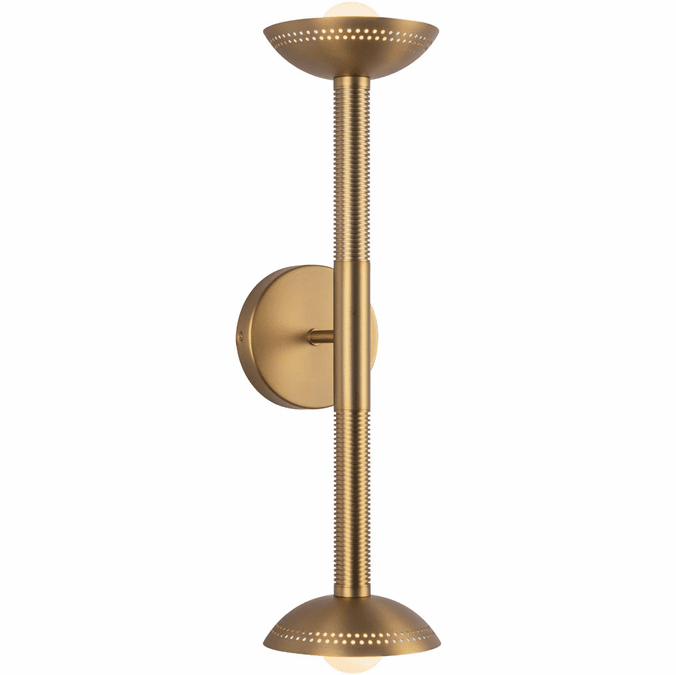 Alora Mood WV616223BGOP-UNV Arden LED 6 inch Bath Vanity Wall Light Brushed Gold and Opal Glass Finish