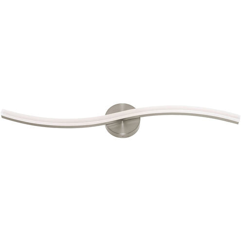 AFX Lighting TRCV3605L30D1SN 30W LED Trace Vanity Light, 1400 lm, 120V, Satin Nickel