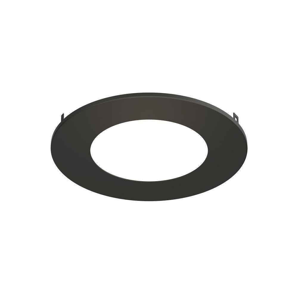 Maxim Lighting TRM67704BK Slim Trim Ring 0.35 Inch Tall 5 Inch Wide Black Recessed Lighting Trim