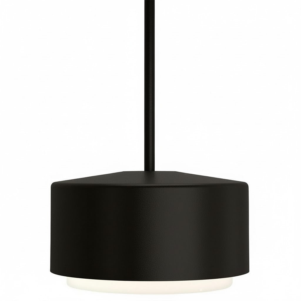Visual Comfort Modern Collection 700OPROT92712BUNV Sean Lavin Roton 12" 21W 2700K LED Pendant Black