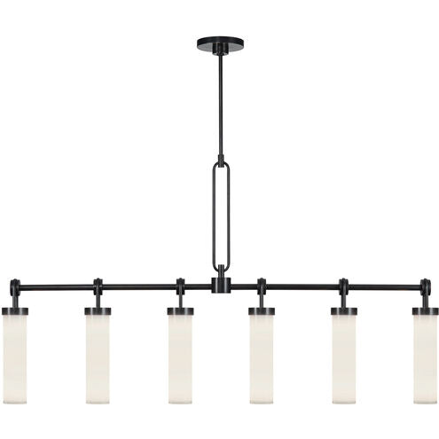 Alora Lighting LP355652UBGO Wynwood 6 Light 52.38 inch Urban Bronze Linear Pendant Ceiling Light