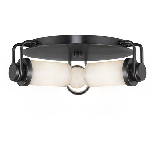 Alora Lighting FM355317UBGO Wynwood 3 Light 16.63 inch Urban Bronze Flush Mount Ceiling Light
