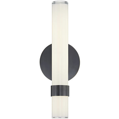 Alora Lighting WV324114UBGO-UNV Madison LED 14 inch Urban Bronze and Glossy Opal Bath Vanity Light Wall Light