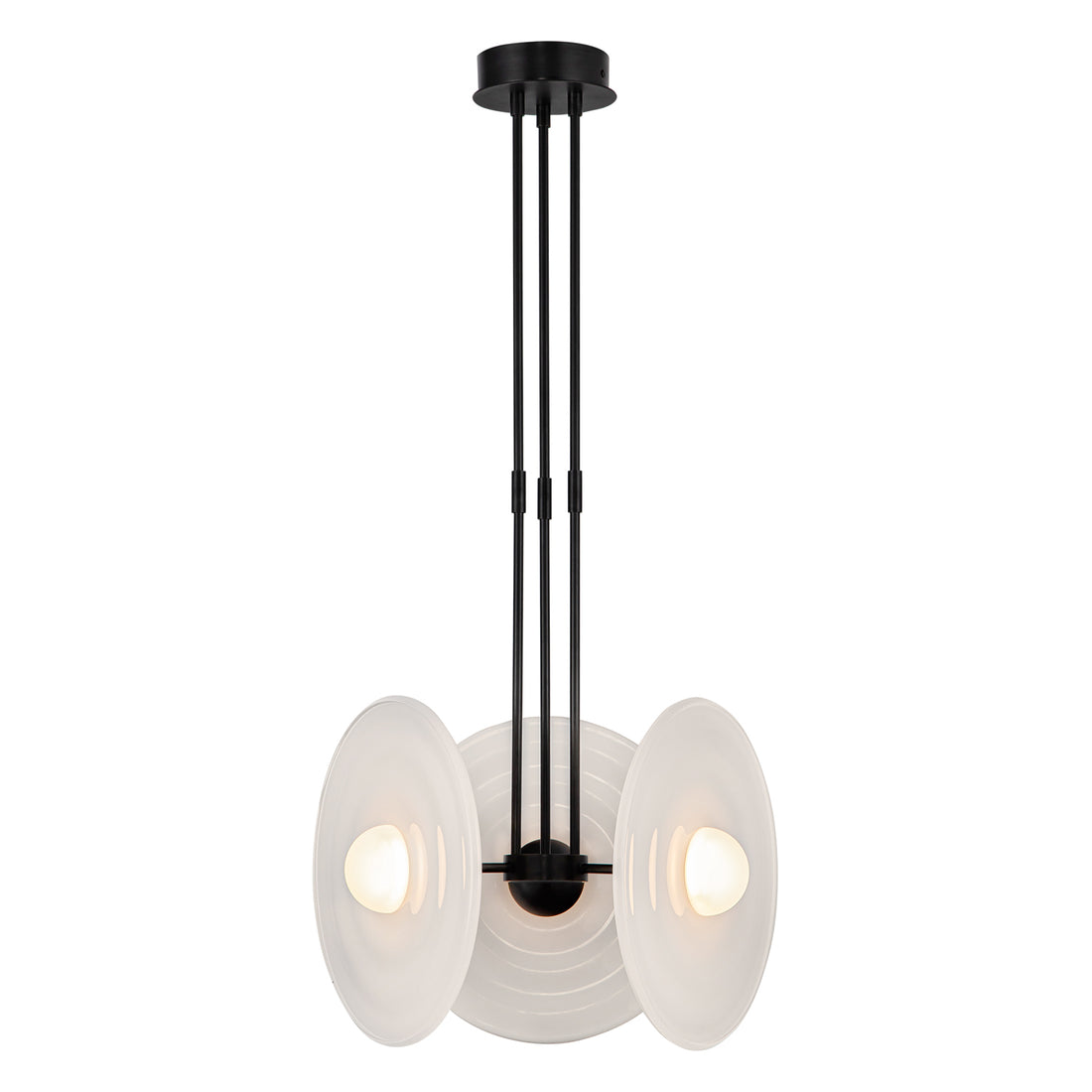 Alora Lighting PD350318UBGO Harbour LED 18.25 inch Urban Bronze Pendant Ceiling Light in Glossy Opal