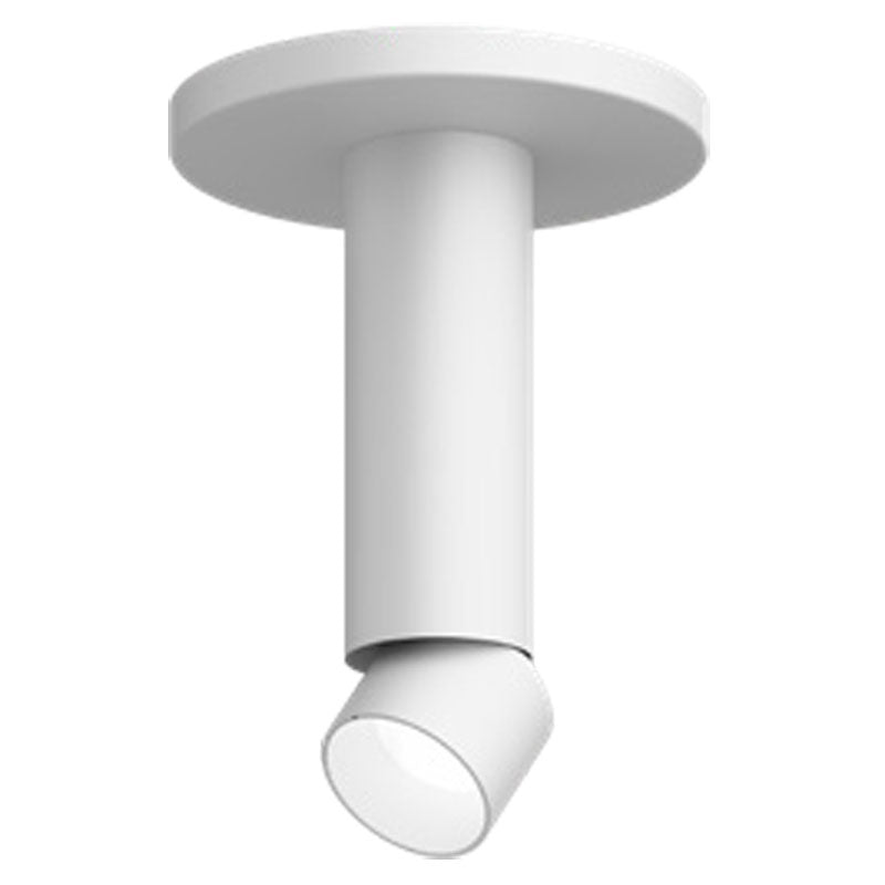 Visual Comfort Architectural ENCY2RS-L129302A-UNV-BW ENTRA 2" 12W Adjustable LED Cylinder, Surface Mount Canopy, Color Temperature 3000K, Beam Angle 20°, Finish White / Black